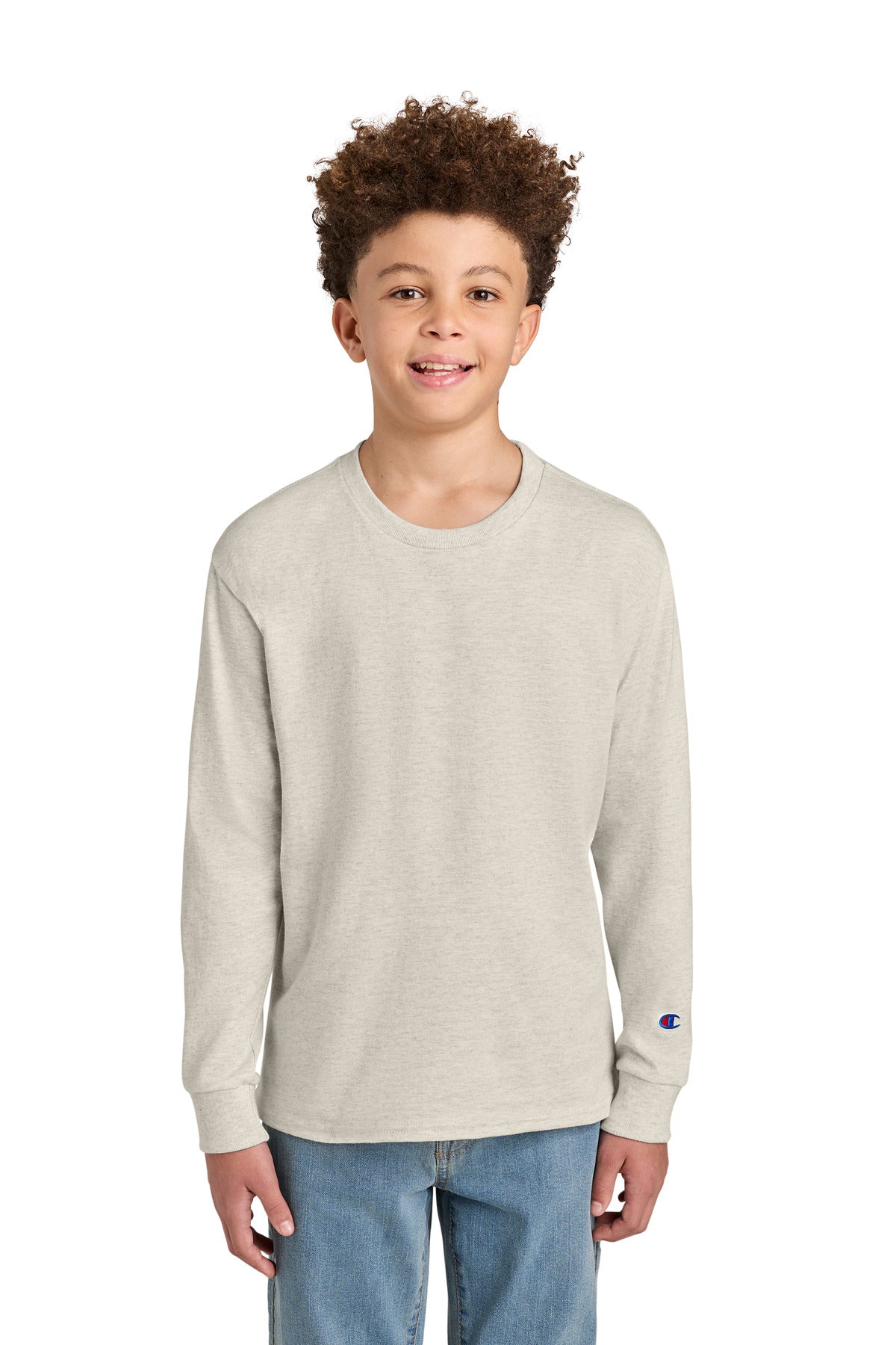 Champion Youth Jersey Long Sleeve Tee (CH1751)