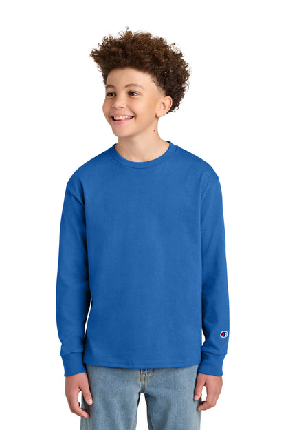 Champion Youth Jersey Long Sleeve Tee (CH1751)