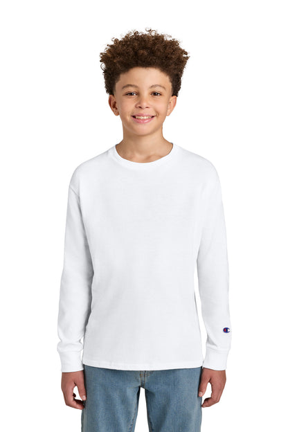 Champion Youth Jersey Long Sleeve Tee (CH1751)