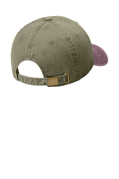 Khaki/ Maroon