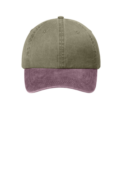 Khaki/ Maroon