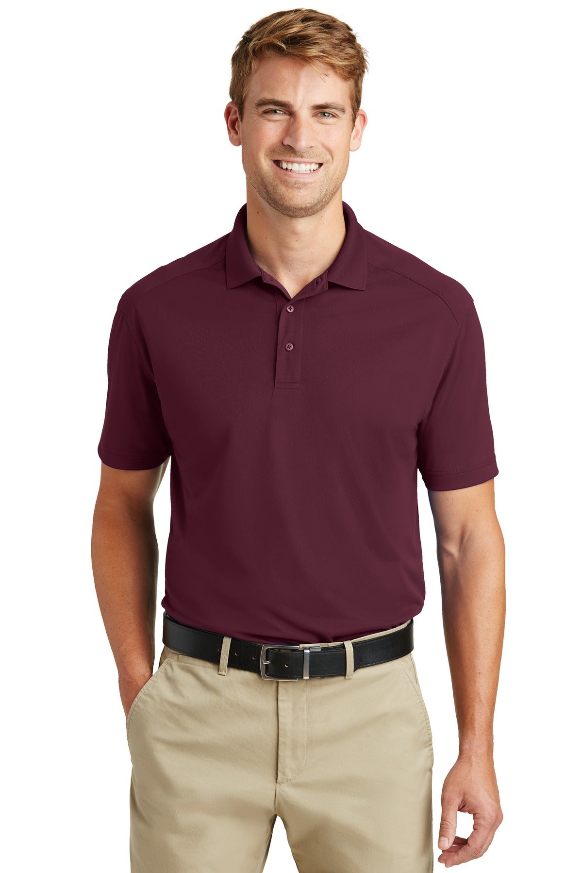 Polo ligero resistente a enganches CornerStone Select (CS418)