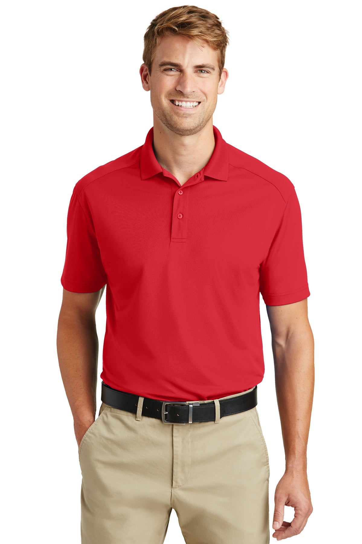 Polo ligero resistente a enganches CornerStone Select (CS418)