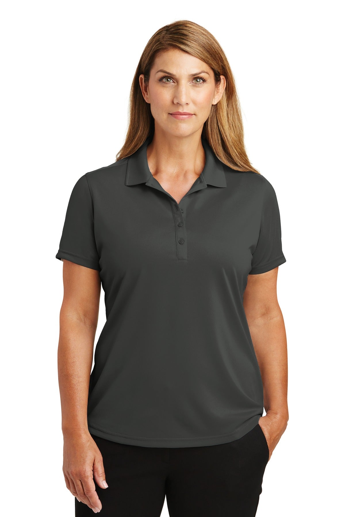 Polo de mujer CornerStone Select, ligero y resistente a los enganches (CS419)