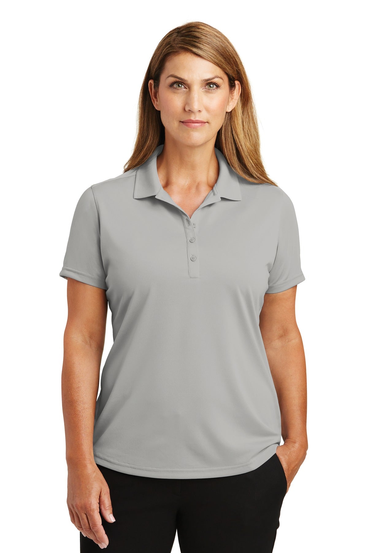 Polo de mujer CornerStone Select, ligero y resistente a los enganches (CS419)