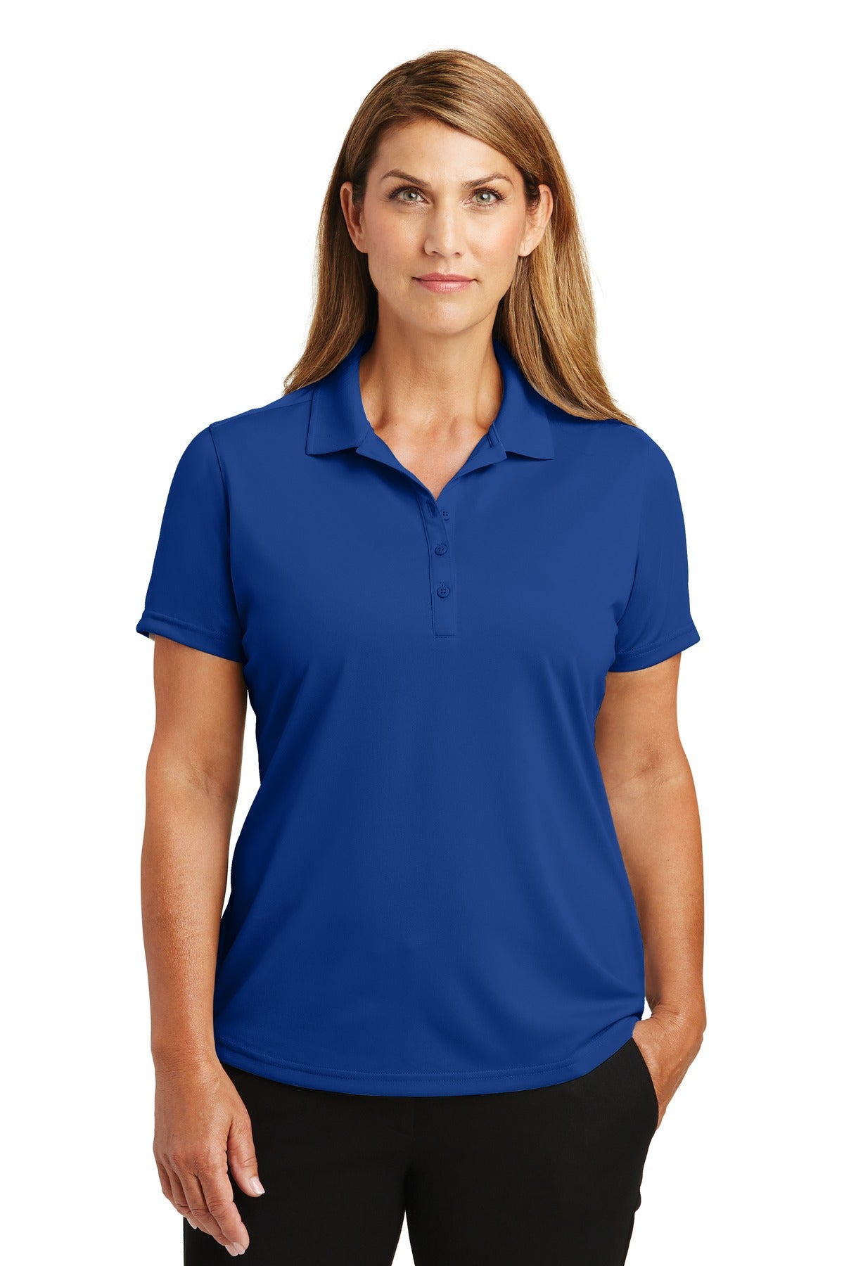 Polo de mujer CornerStone Select, ligero y resistente a los enganches (CS419)