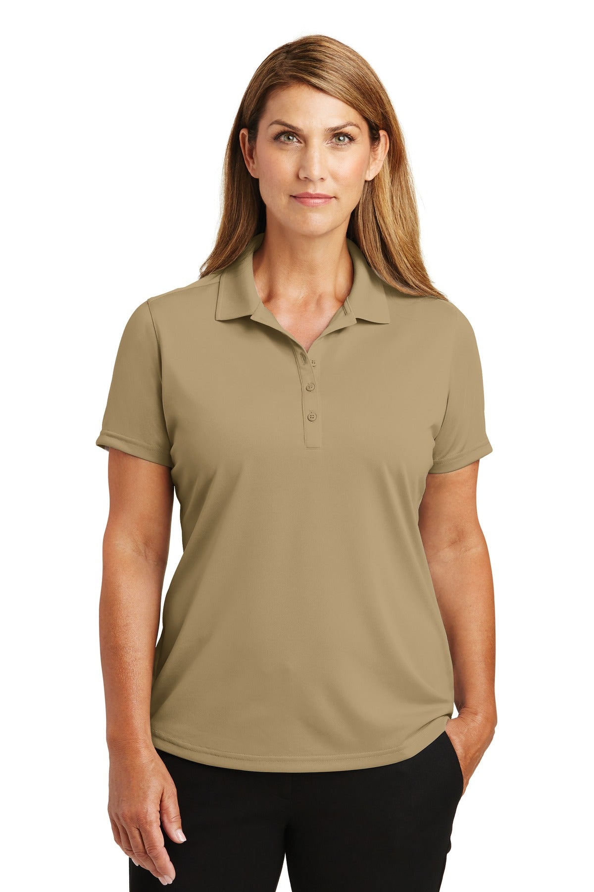 Polo de mujer CornerStone Select, ligero y resistente a los enganches (CS419)