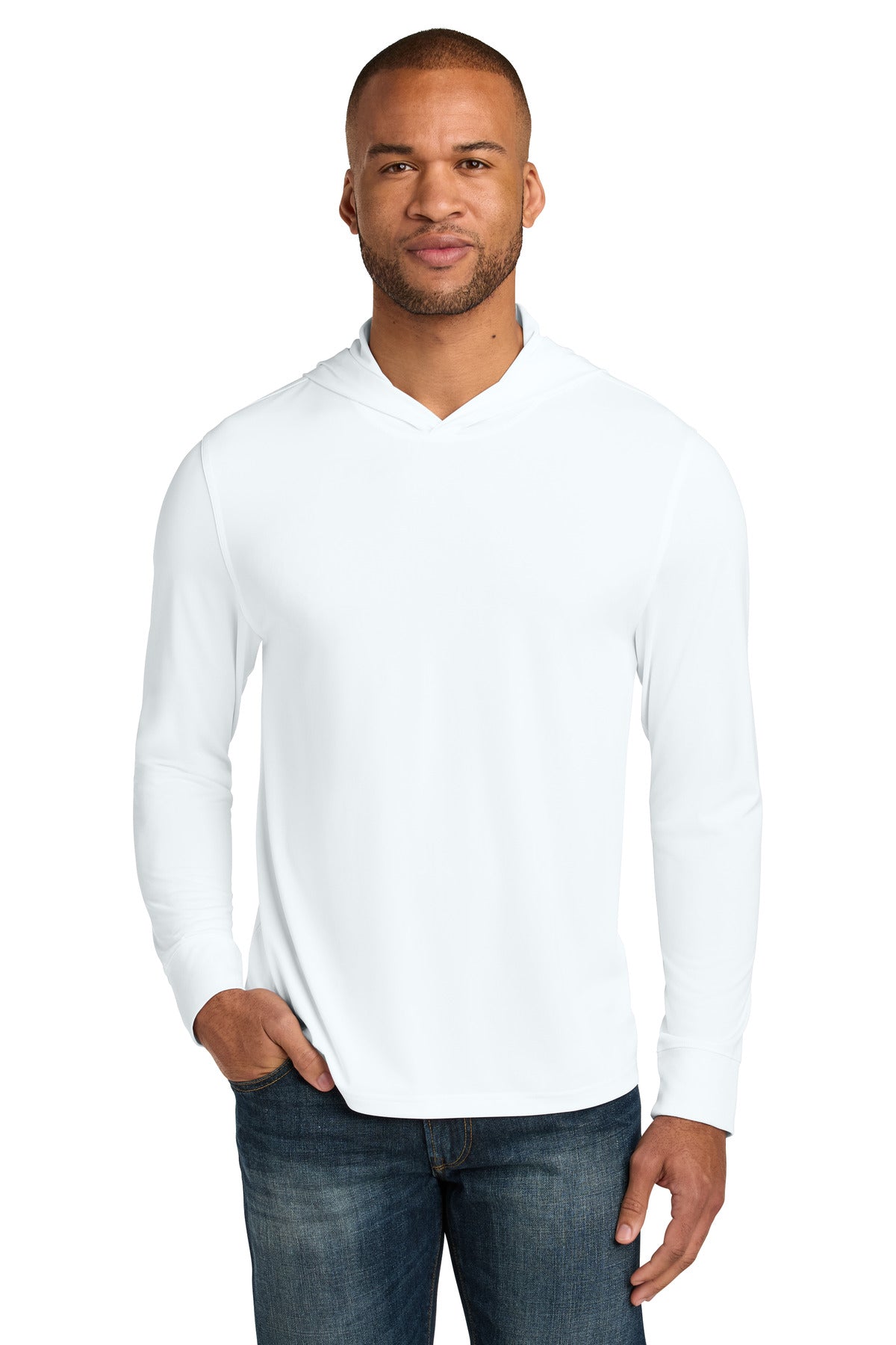 Camiseta de manga larga con capucha CornerStone Workwear Pro (CS440LSH)