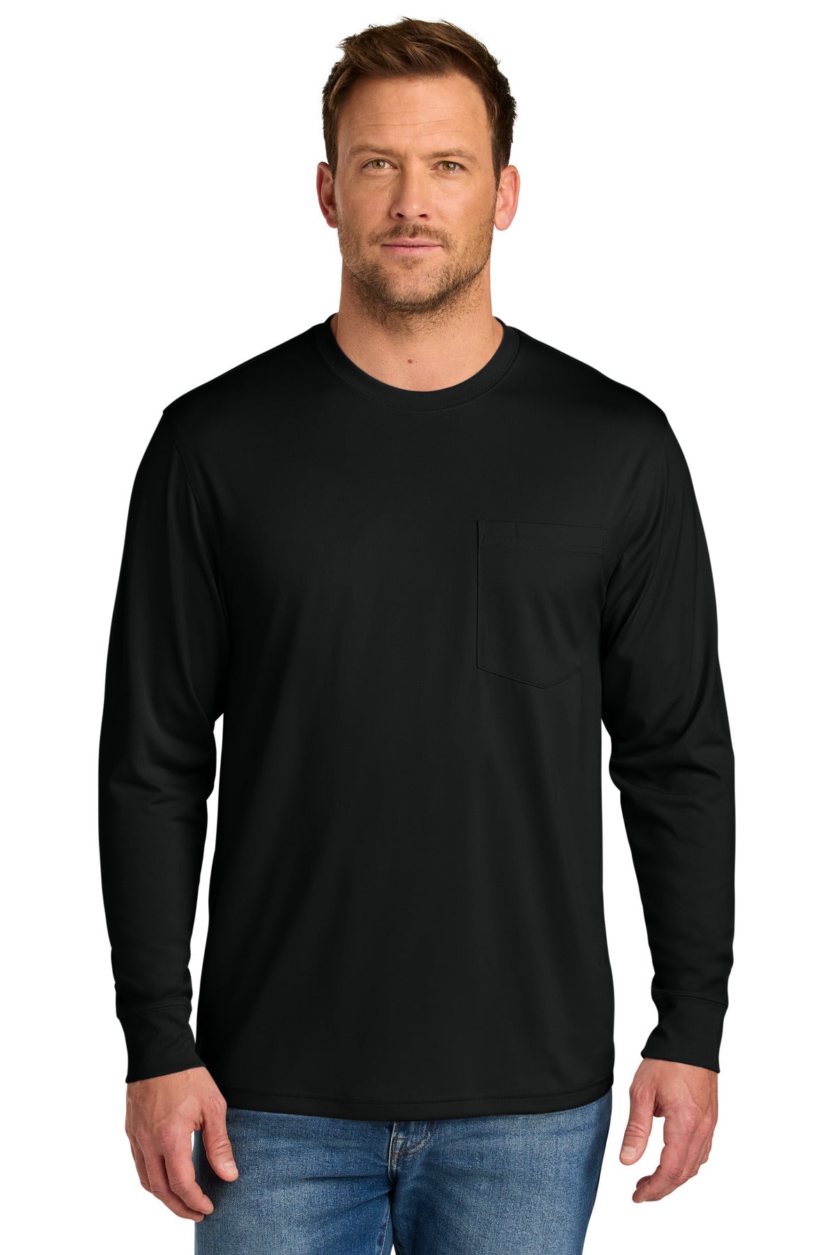 Camiseta de trabajo de manga larga con bolsillo CornerStone Pro (CS440LSP)