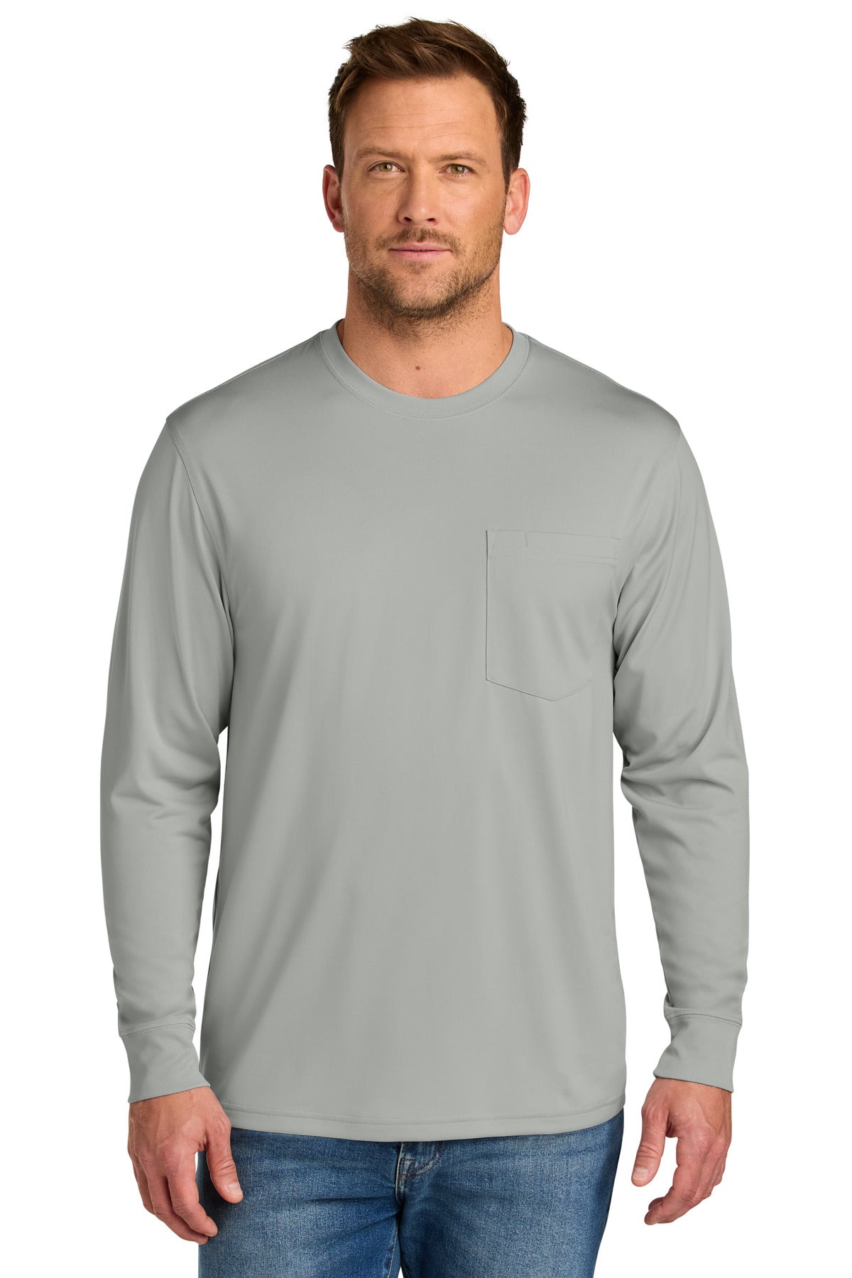 Camiseta de trabajo de manga larga con bolsillo CornerStone Pro (CS440LSP)