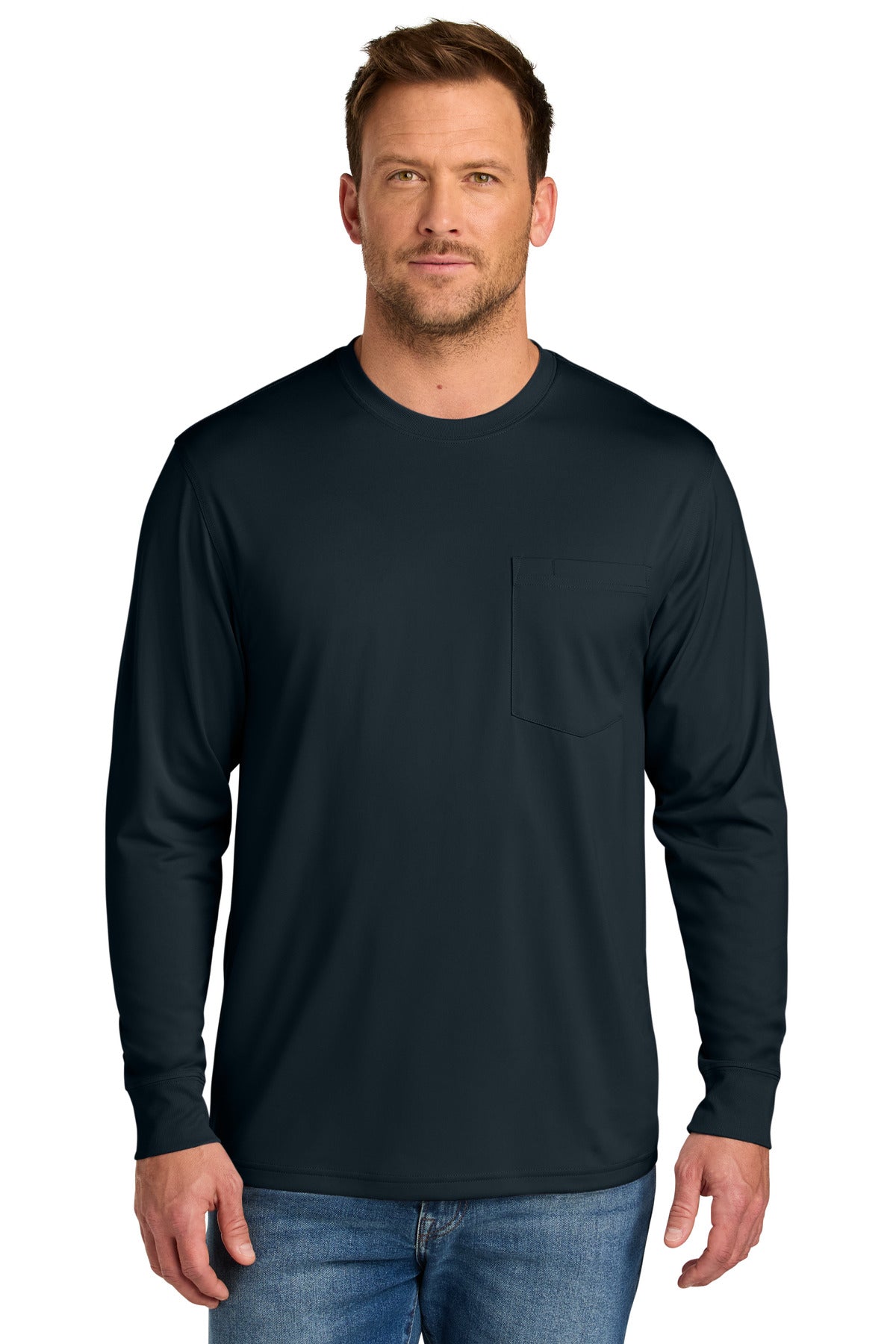 Camiseta de trabajo de manga larga con bolsillo CornerStone Pro (CS440LSP)