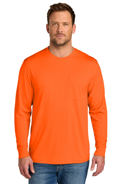 Camiseta de trabajo de manga larga con bolsillo CornerStone Pro (CS440LSP)