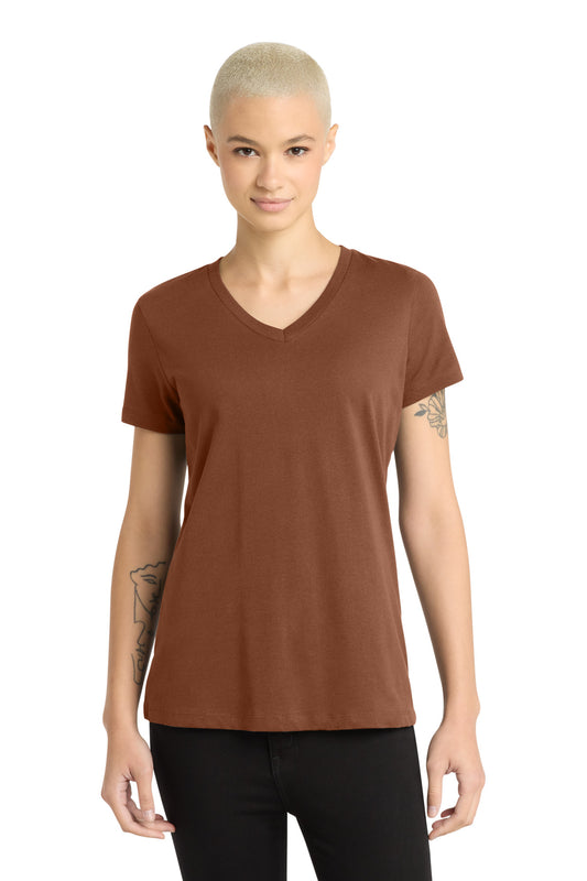Camiseta de cuello en V para mujer District Perfect Weight (DM1170L)
