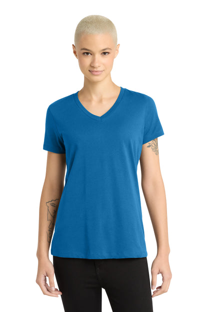 Camiseta de cuello en V para mujer District Perfect Weight (DM1170L)