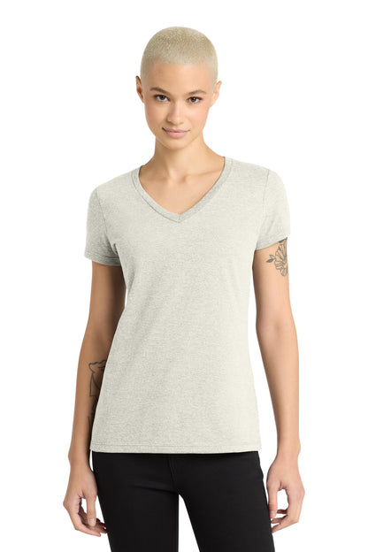 Camiseta de cuello en V para mujer District Perfect Weight (DM1170L)