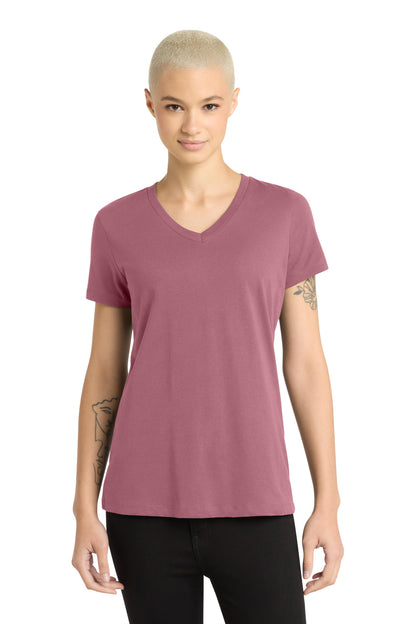 Camiseta de cuello en V para mujer District Perfect Weight (DM1170L)