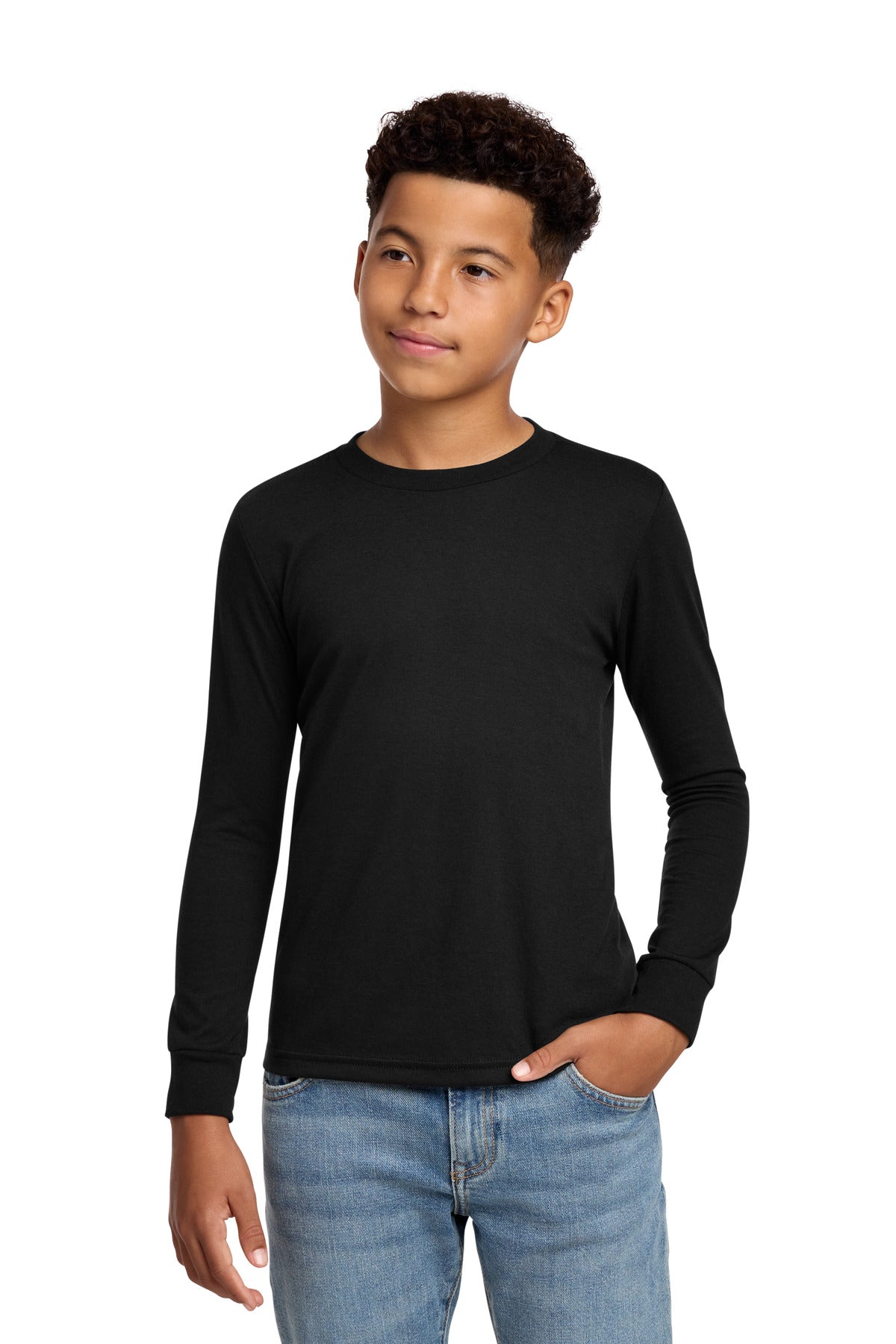 District Youth Perfect Tri Long Sleeve Tee (DT132Y)