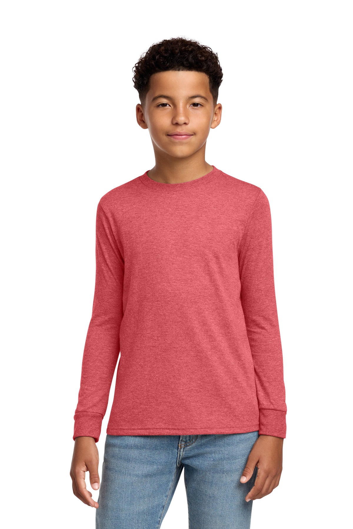 District Youth Perfect Tri Long Sleeve Tee (DT132Y)