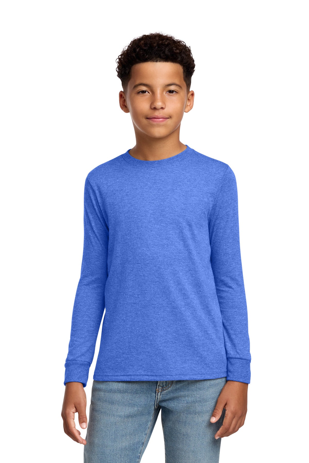 District Youth Perfect Tri Long Sleeve Tee (DT132Y)