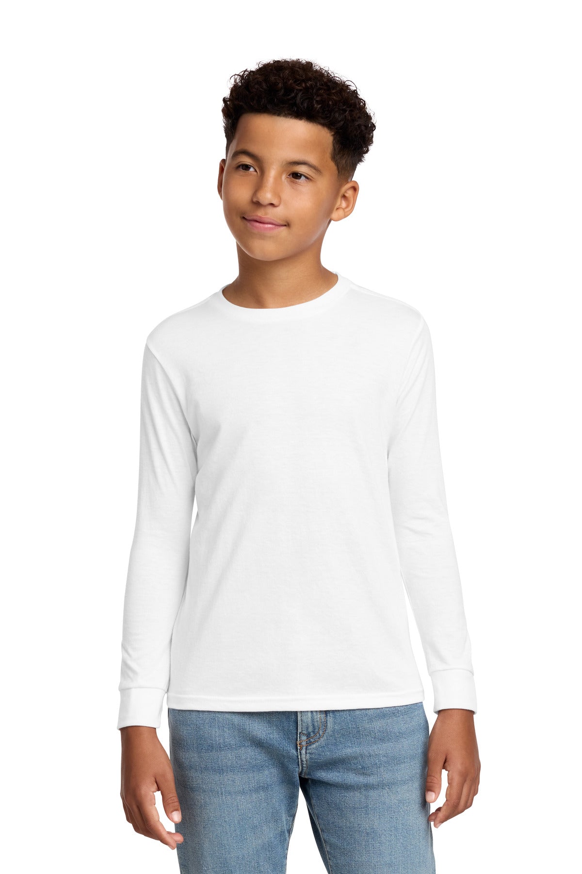 District Youth Perfect Tri Long Sleeve Tee (DT132Y)