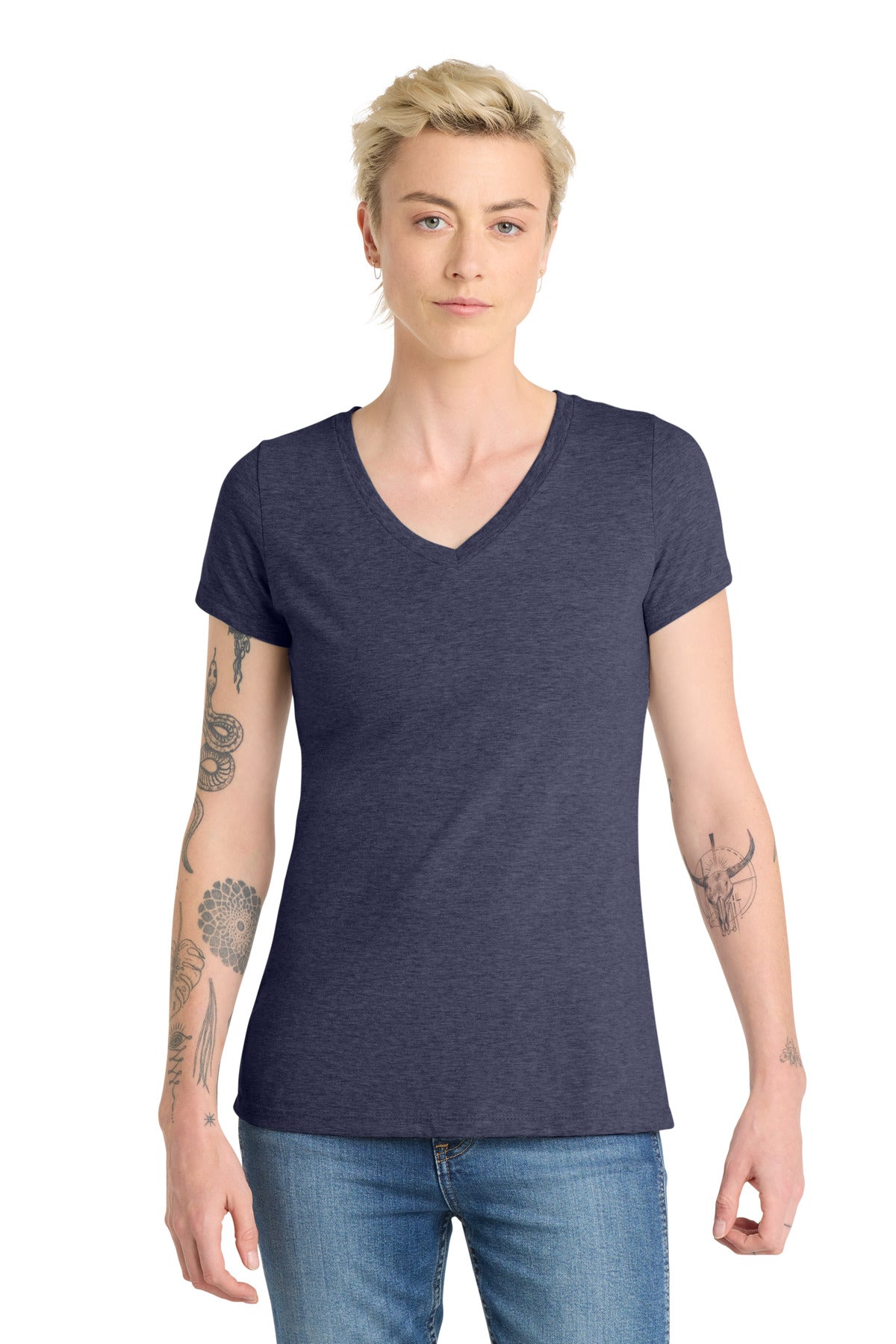 Heathered Navy