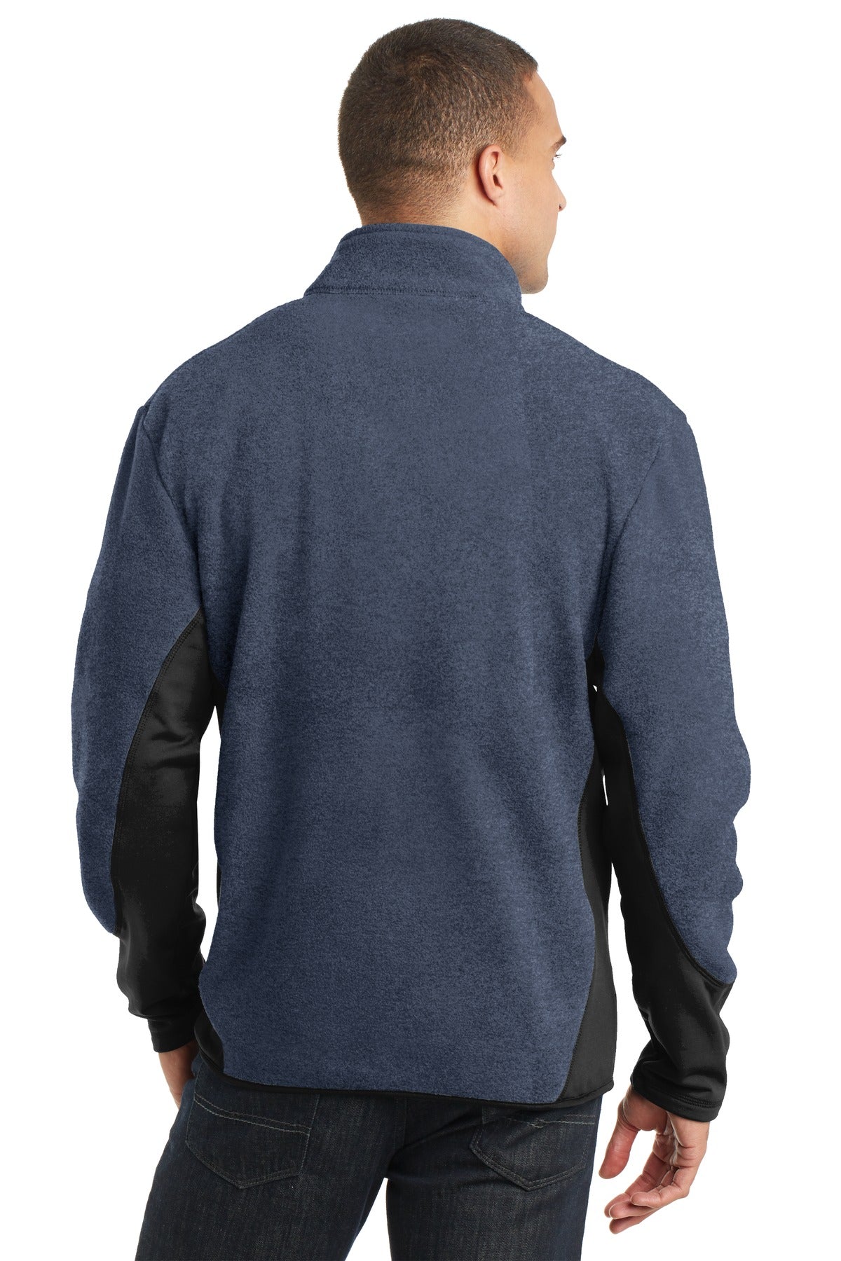 Navy Heather/ Black
