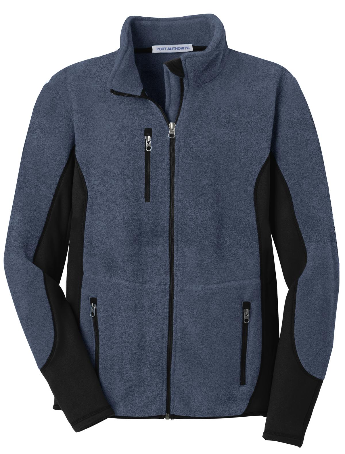 Navy Heather/ Black