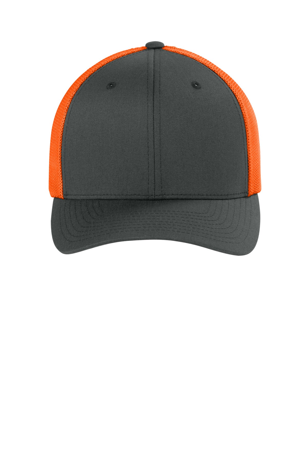 Charcoal/ Neon Orange