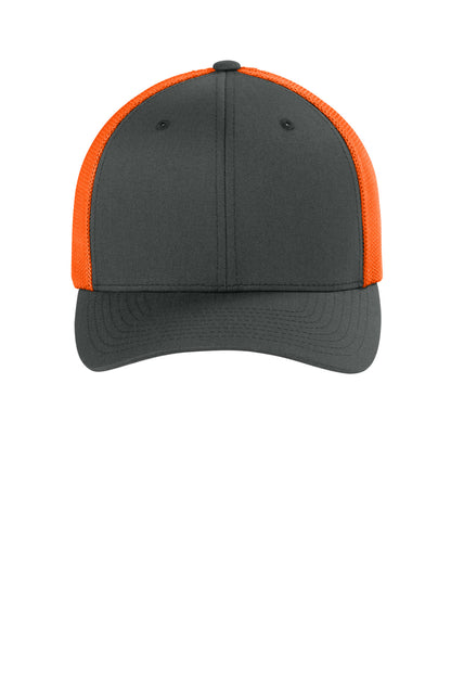 Charcoal/ Neon Orange