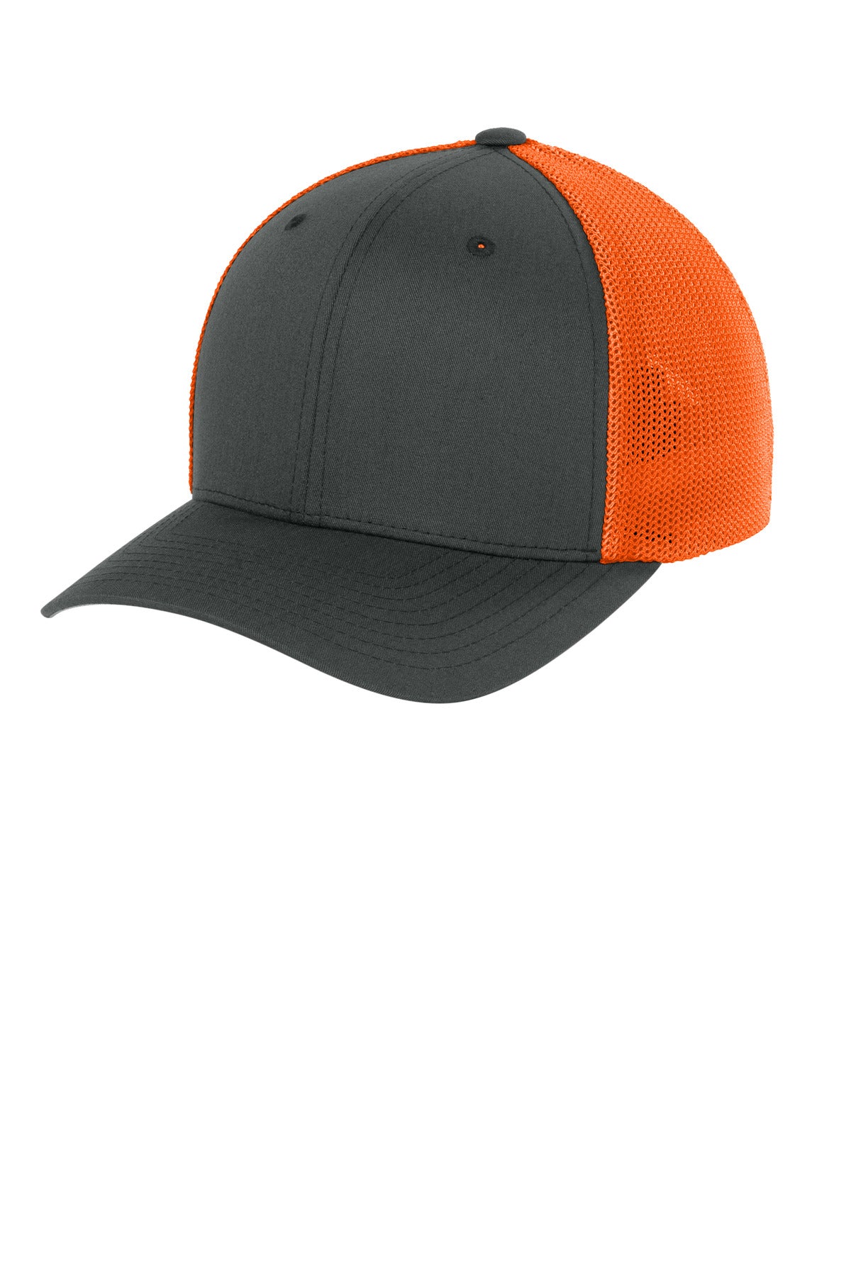 Charcoal/ Neon Orange