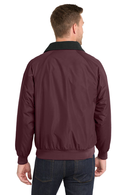 Maroon/ Black