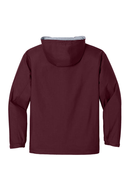 Maroon/ Light Oxford