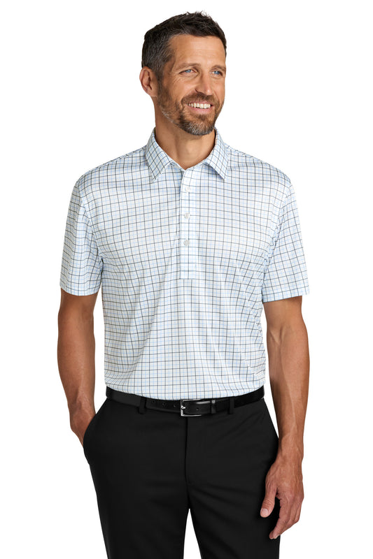 Black/ Carolina Blue Check