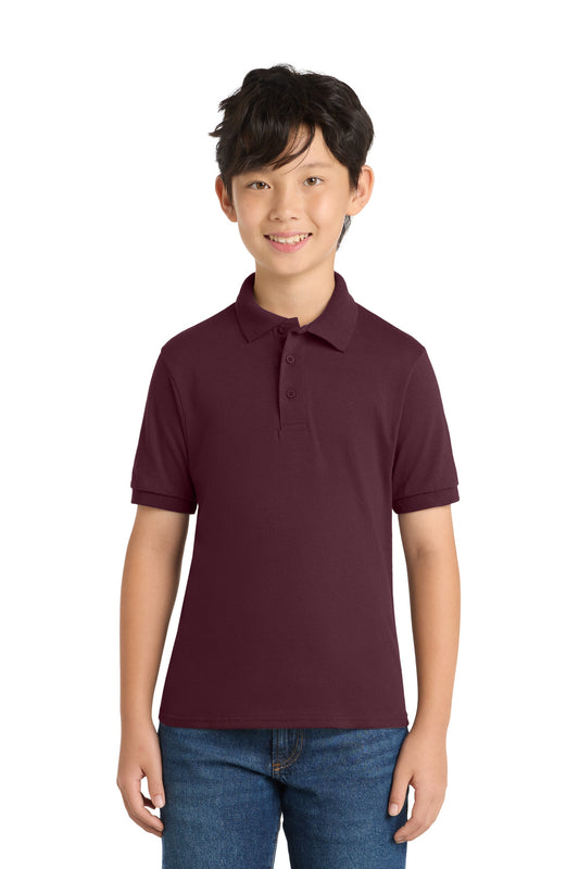 Polo de punto de jersey juvenil Core Blend de Port & Company (KP55Y)