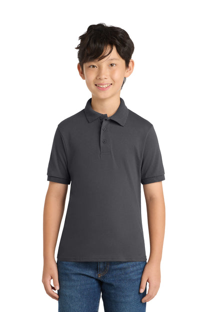 Polo de punto de jersey juvenil Core Blend de Port & Company (KP55Y)