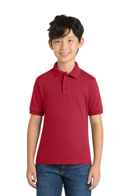 Polo de punto de jersey juvenil Core Blend de Port & Company (KP55Y)