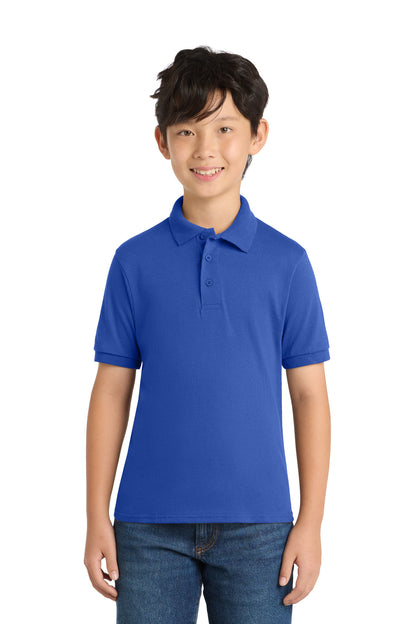 Polo de punto de jersey juvenil Core Blend de Port & Company (KP55Y)