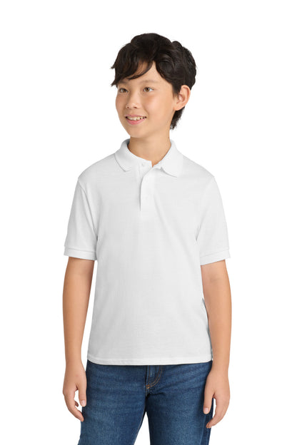 Polo de punto de jersey juvenil Core Blend de Port & Company (KP55Y)