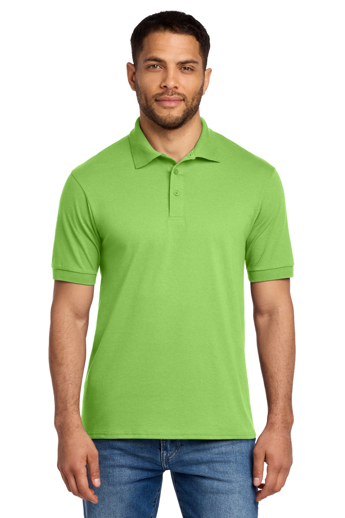 Polo de punto jersey Port & Company Core Blend (KP55)