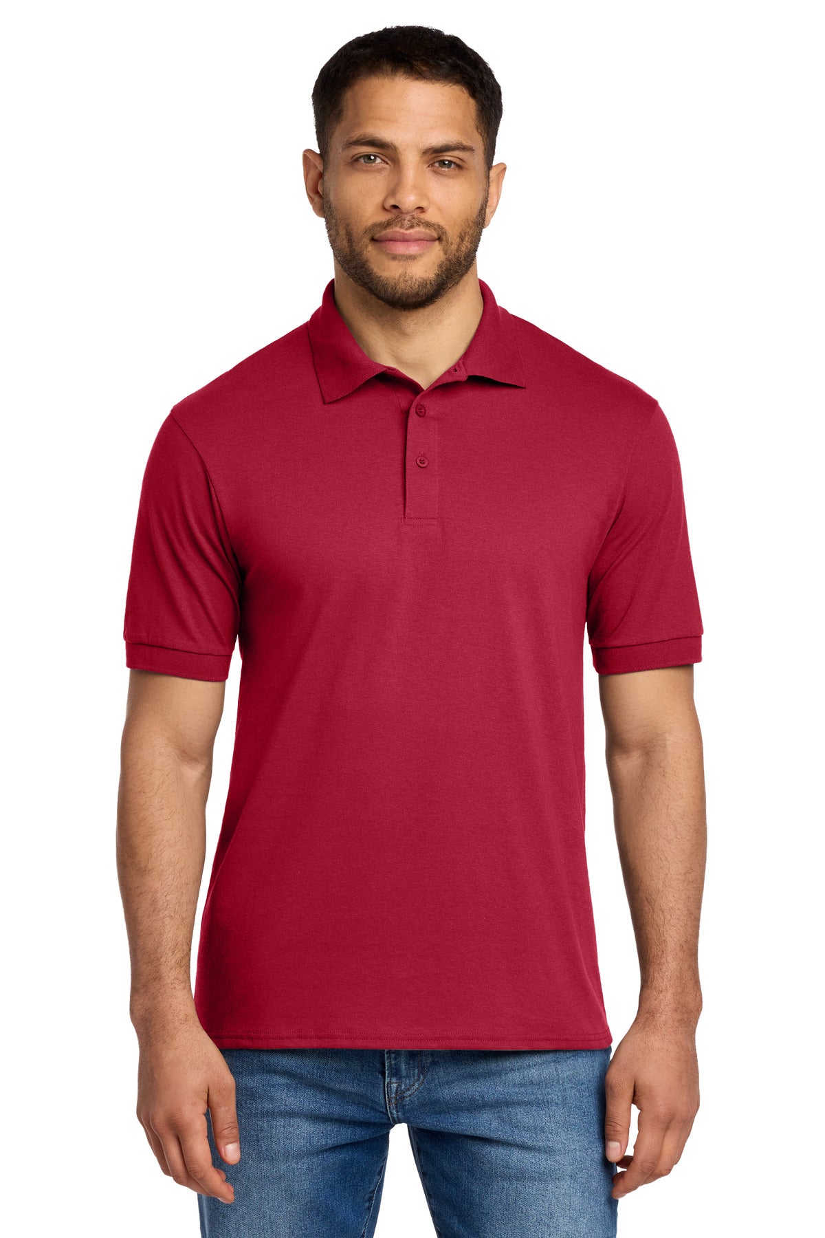 Polo de punto jersey Port & Company Core Blend (KP55)