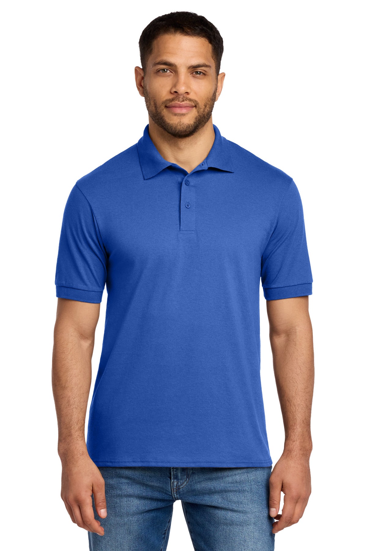 Polo de punto jersey Port & Company Core Blend (KP55)