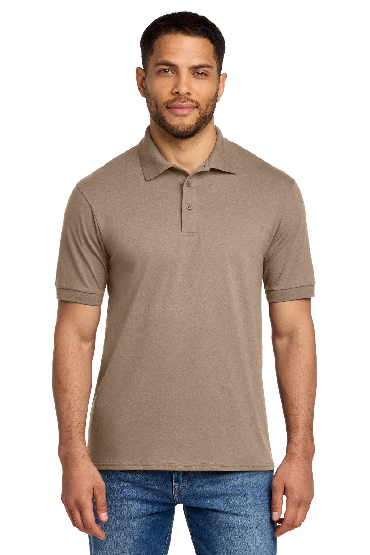 Polo de punto jersey Port & Company Core Blend (KP55)