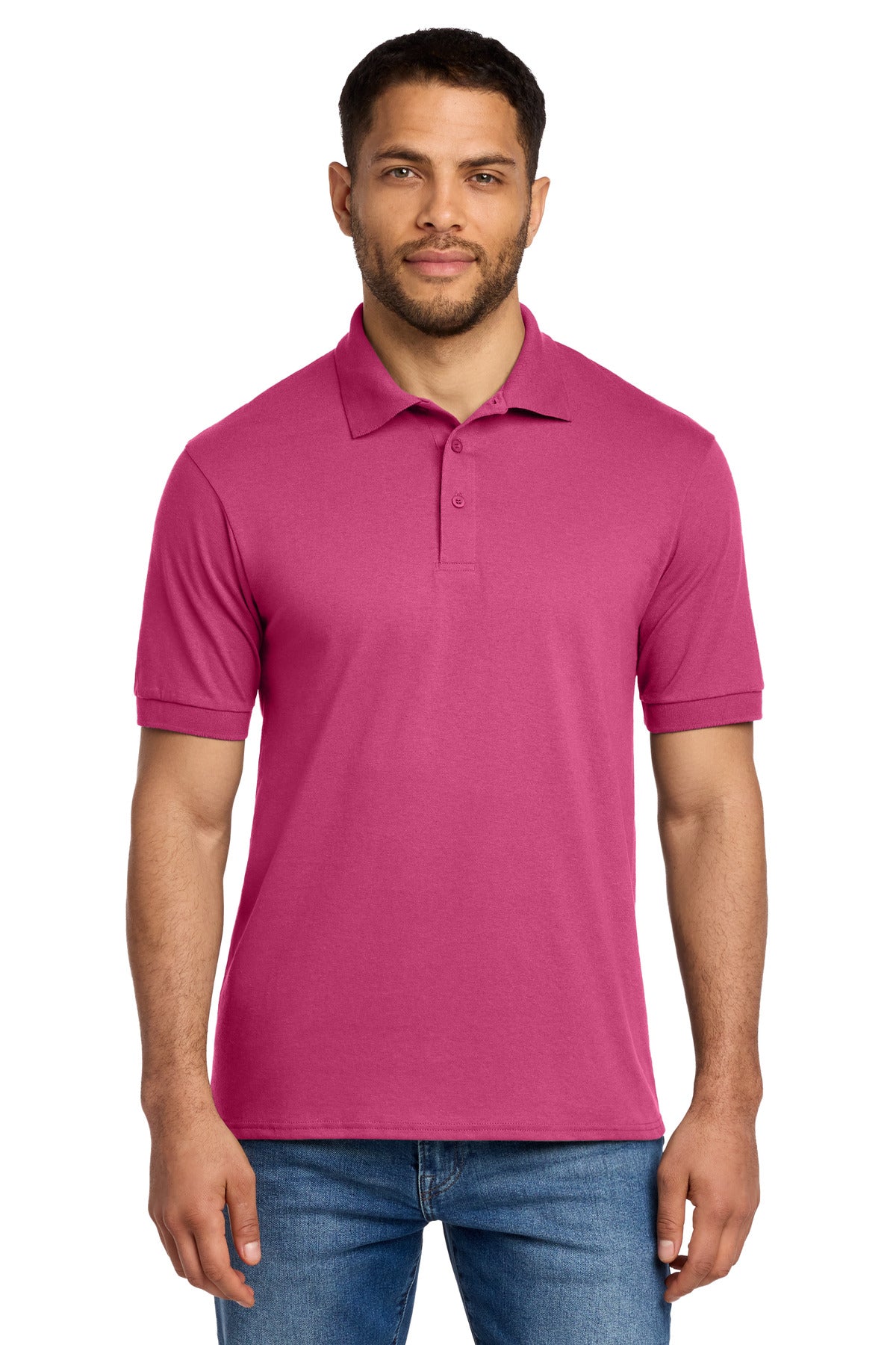 Polo de punto jersey Port & Company Core Blend (KP55)