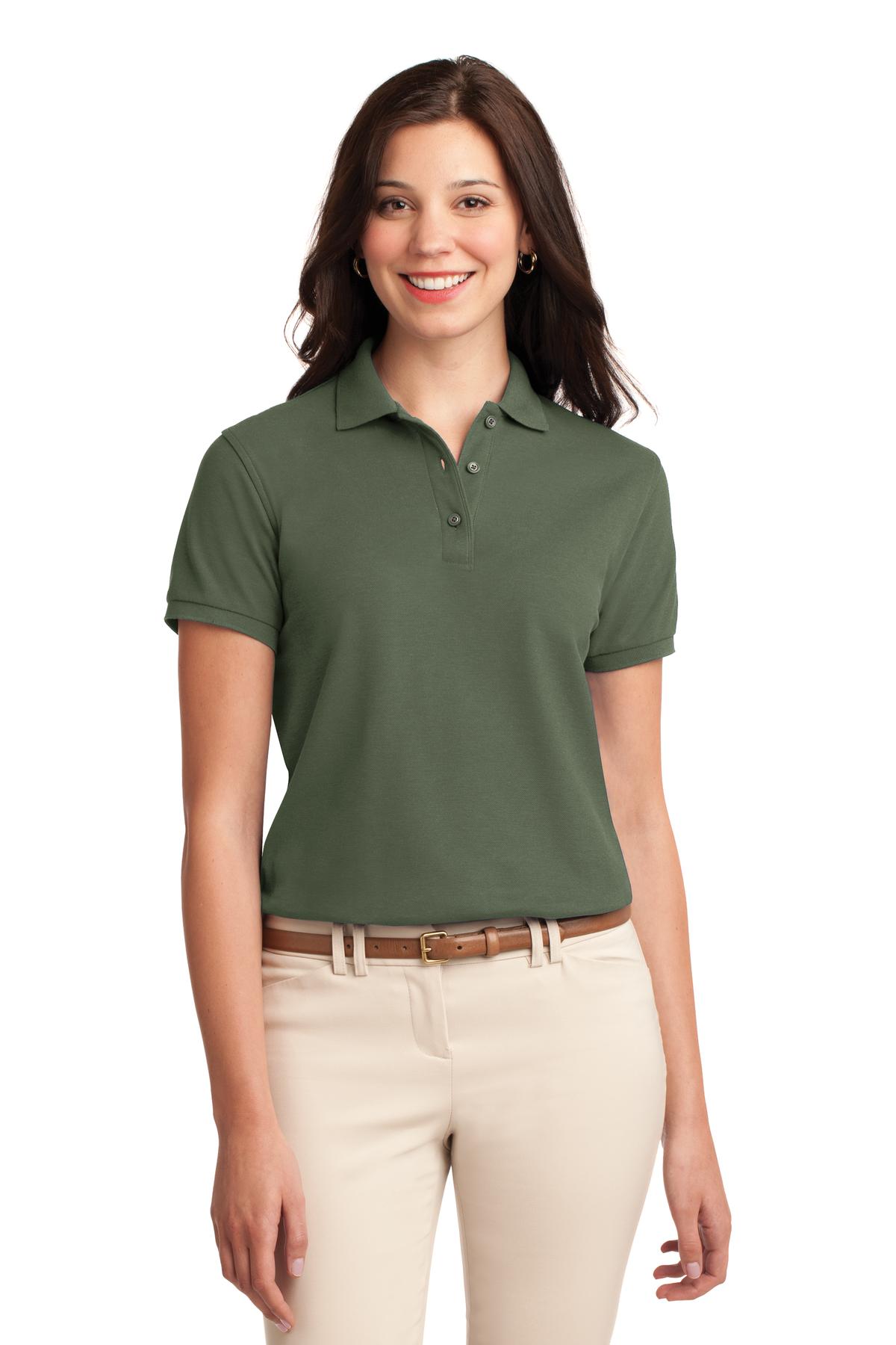 Polo Port Authority Silk Touch™ para mujer (L500)