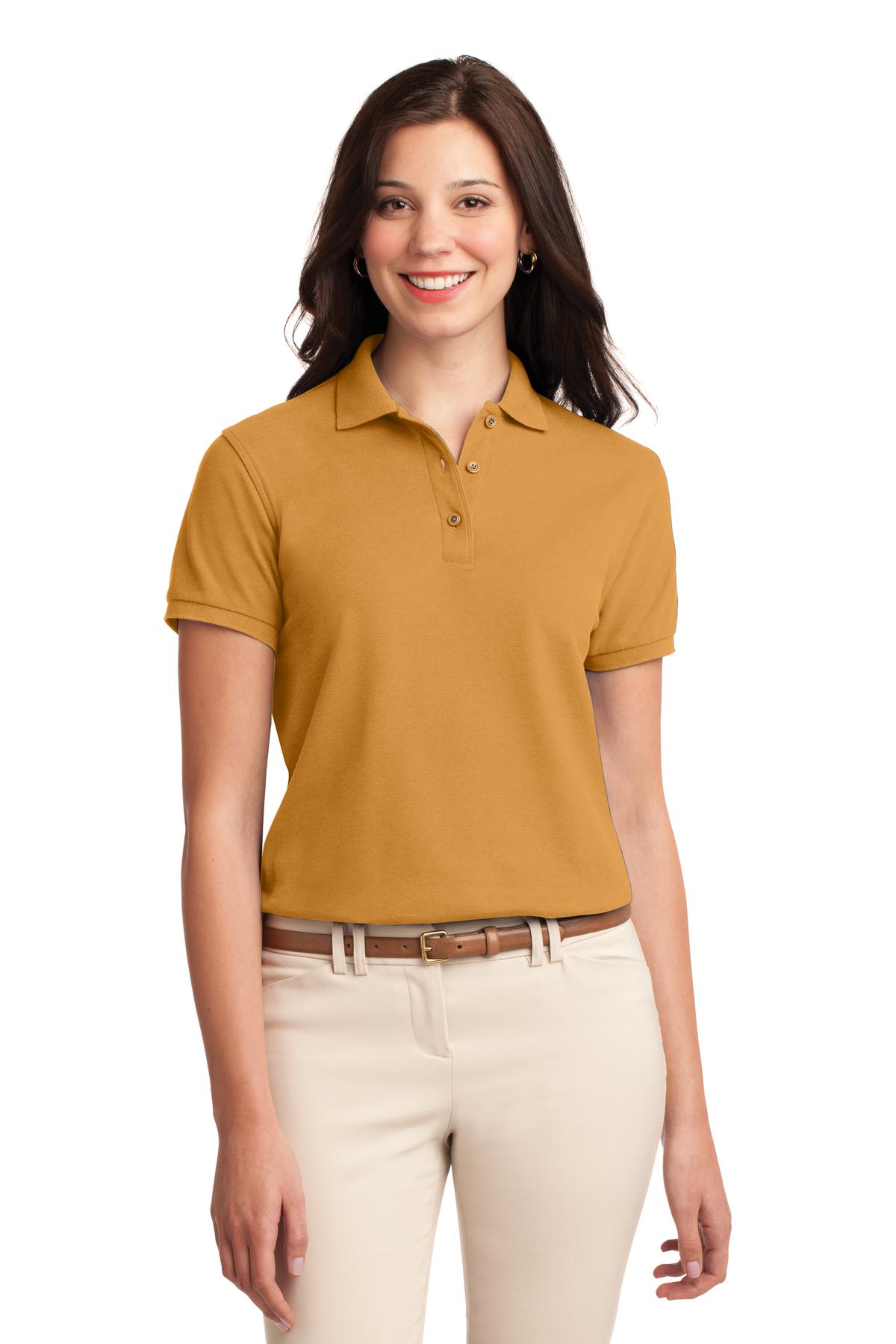 Polo Port Authority Silk Touch™ para mujer (L500)