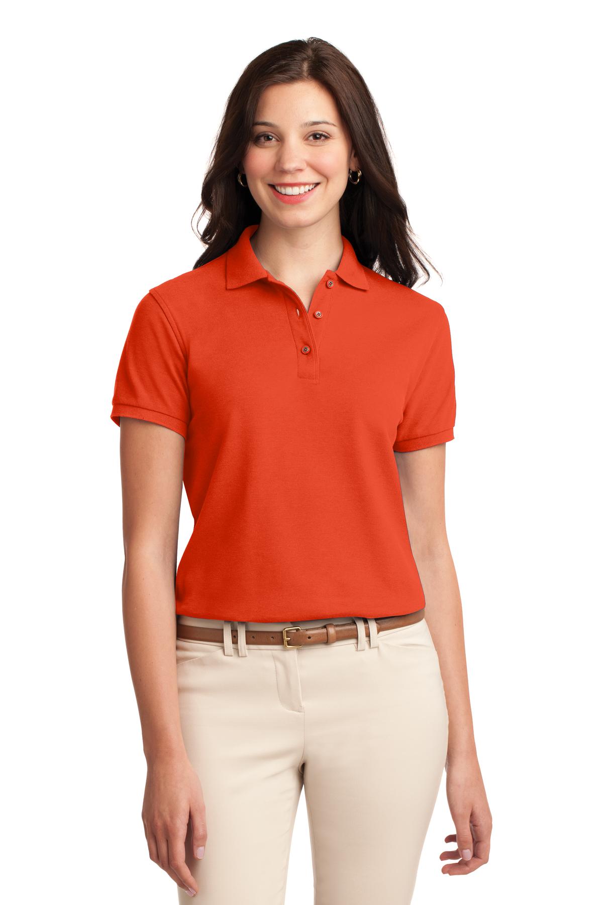 Polo Port Authority Silk Touch™ para mujer (L500)