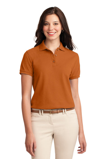 Polo Port Authority Silk Touch™ para mujer (L500)