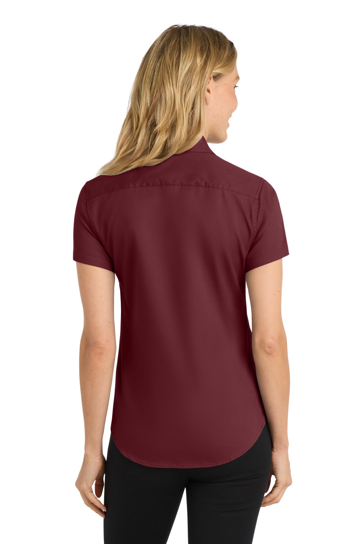 Burgundy/ Light Stone