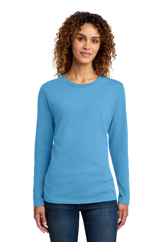 Port & Company Women's Long Sleeve Core Cotton Tee (LPC54LS)