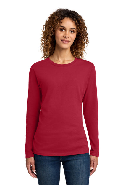 Port & Company Women's Long Sleeve Core Cotton Tee (LPC54LS)